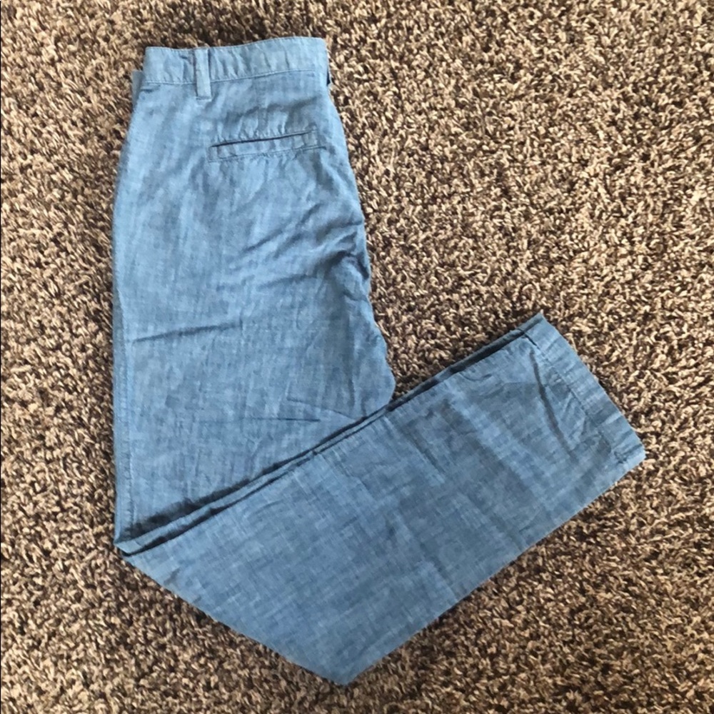 Linen Ankle Pants